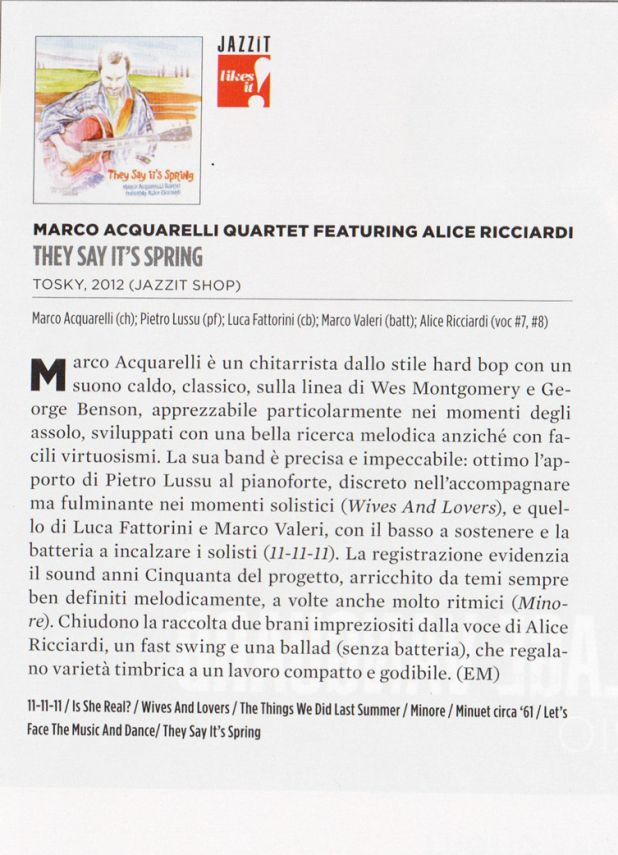 Recensione JAZZIT - TSK006