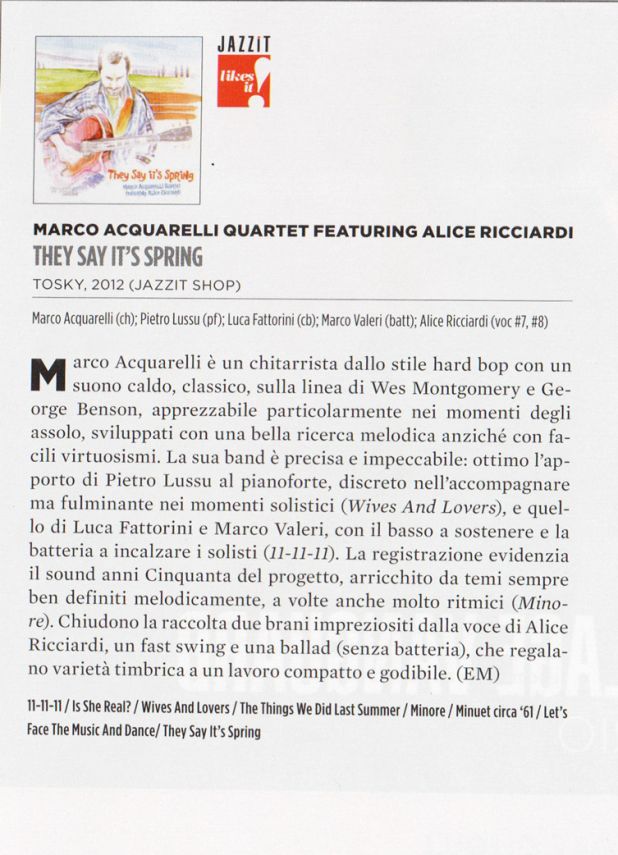 Recensione JAZZIT - TSK006